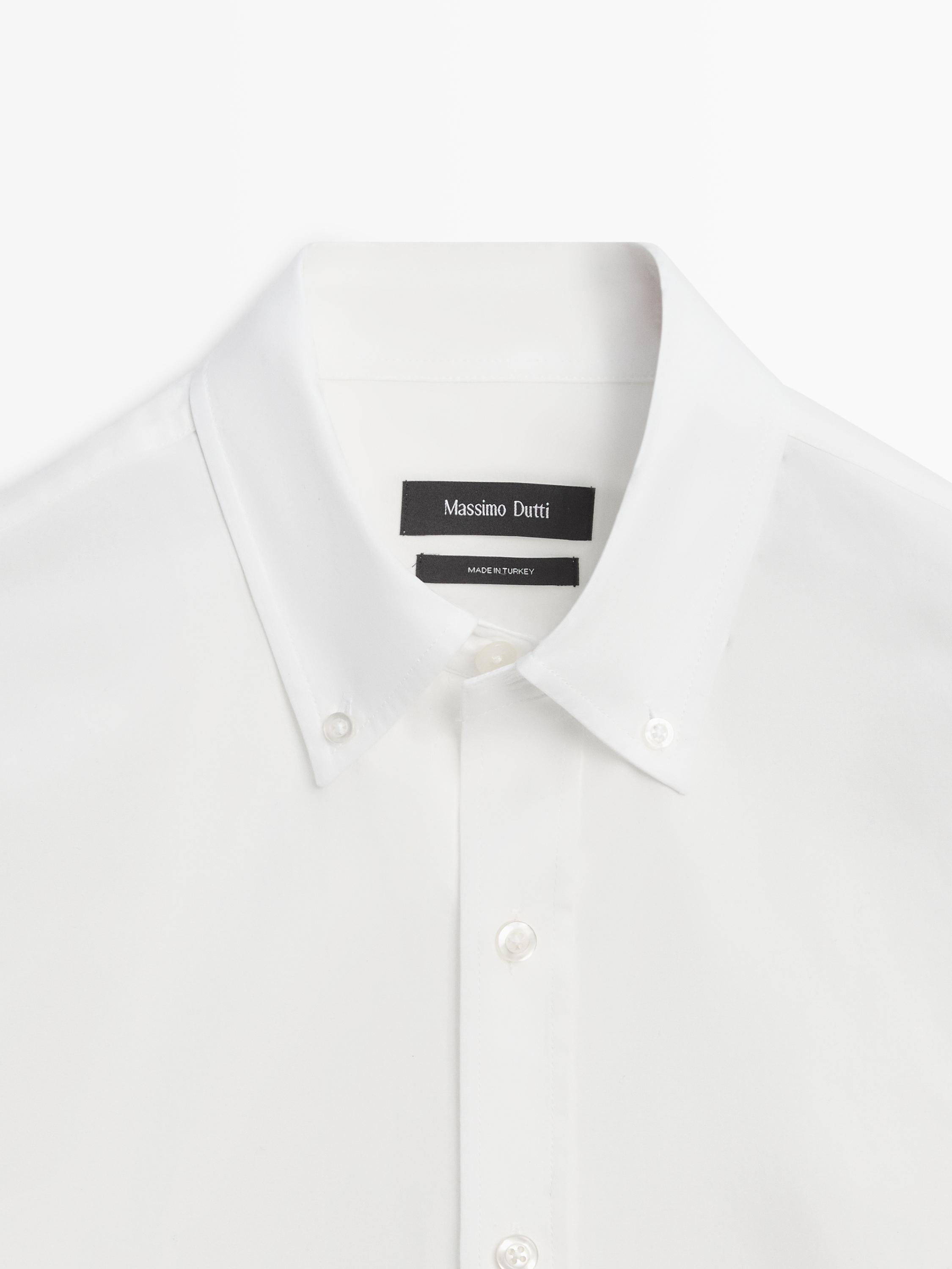 Regular fit 100% cotton shirt
